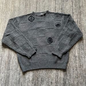 Vintage Paul Smith Wool Blend Grey Crewneck Sweater, Size L